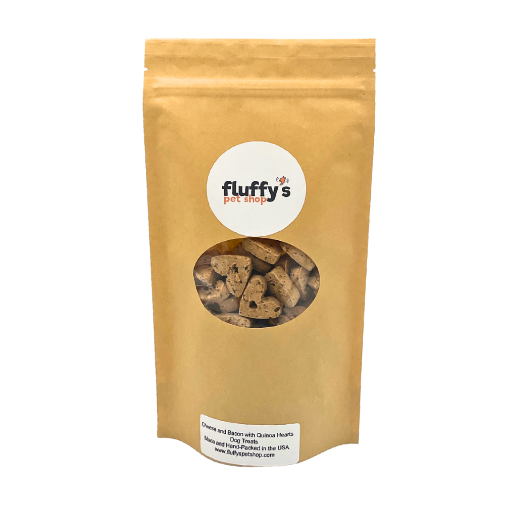 Cheese and Bacon with Quinoa Hearts